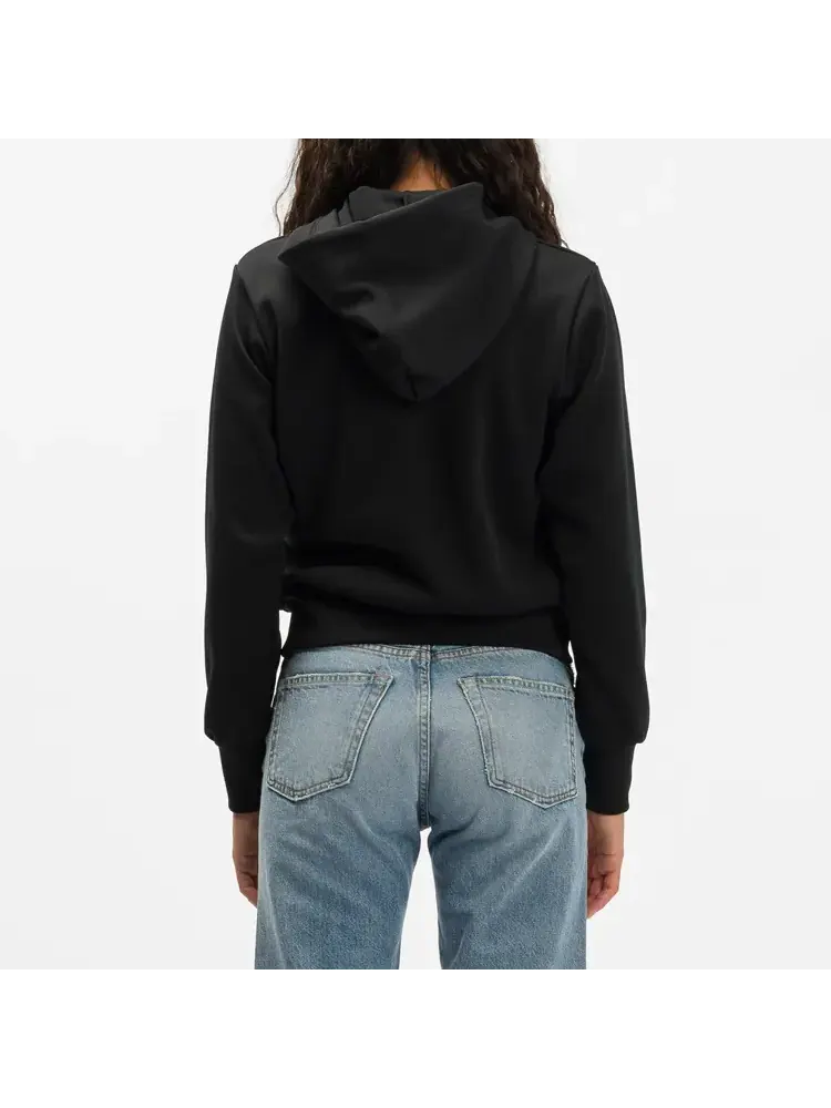 Худи (WMNS) COMME des GARCONS PLAY No Zip Hoodie Red Heart Emblem 'Black' — изображение 4 из 5, черный