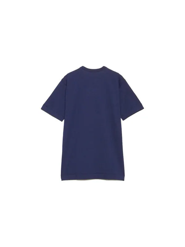 Футболка white heart t-shirt 'navy' Comme Des Garcons Play — изображение 2 из 4, темно-синий