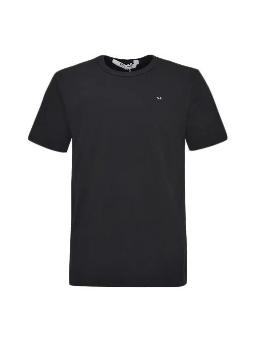 Футболка little heart t-shirt 'black' Comme Des Garcons Play — изображение 1 из 2, черный