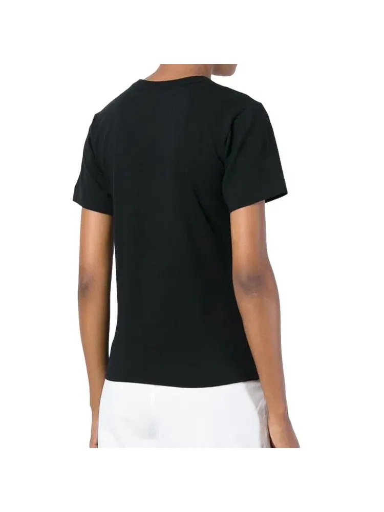 Футболка COMME des GARCONS PLAY FW25 «Черная» AZ-T215-051-1 — изображение 3 из 4, черный