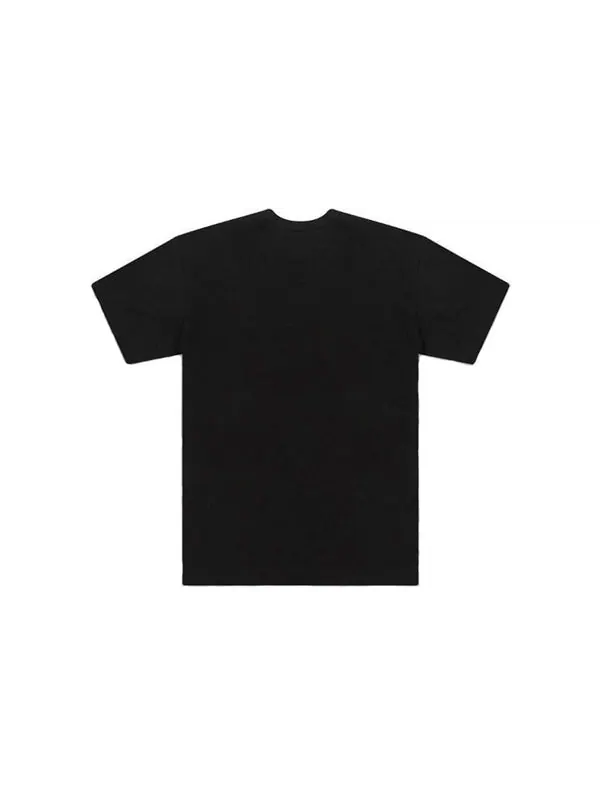 Футболка double heart t-shirt 'black' Comme Des Garcons Play — изображение 2 из 2, черный