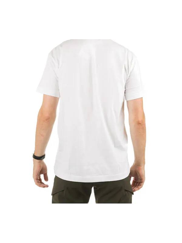 Футболка camouflage logo printing short sleeve tee 'white' Comme Des Garcons Play — изображение 3 из 4, белый