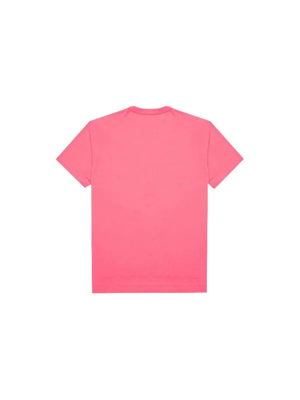 Футболка kawakubo rei small love short sleeve pink Comme Des Garcons Play — изображение 2 из 2, розовый/красный