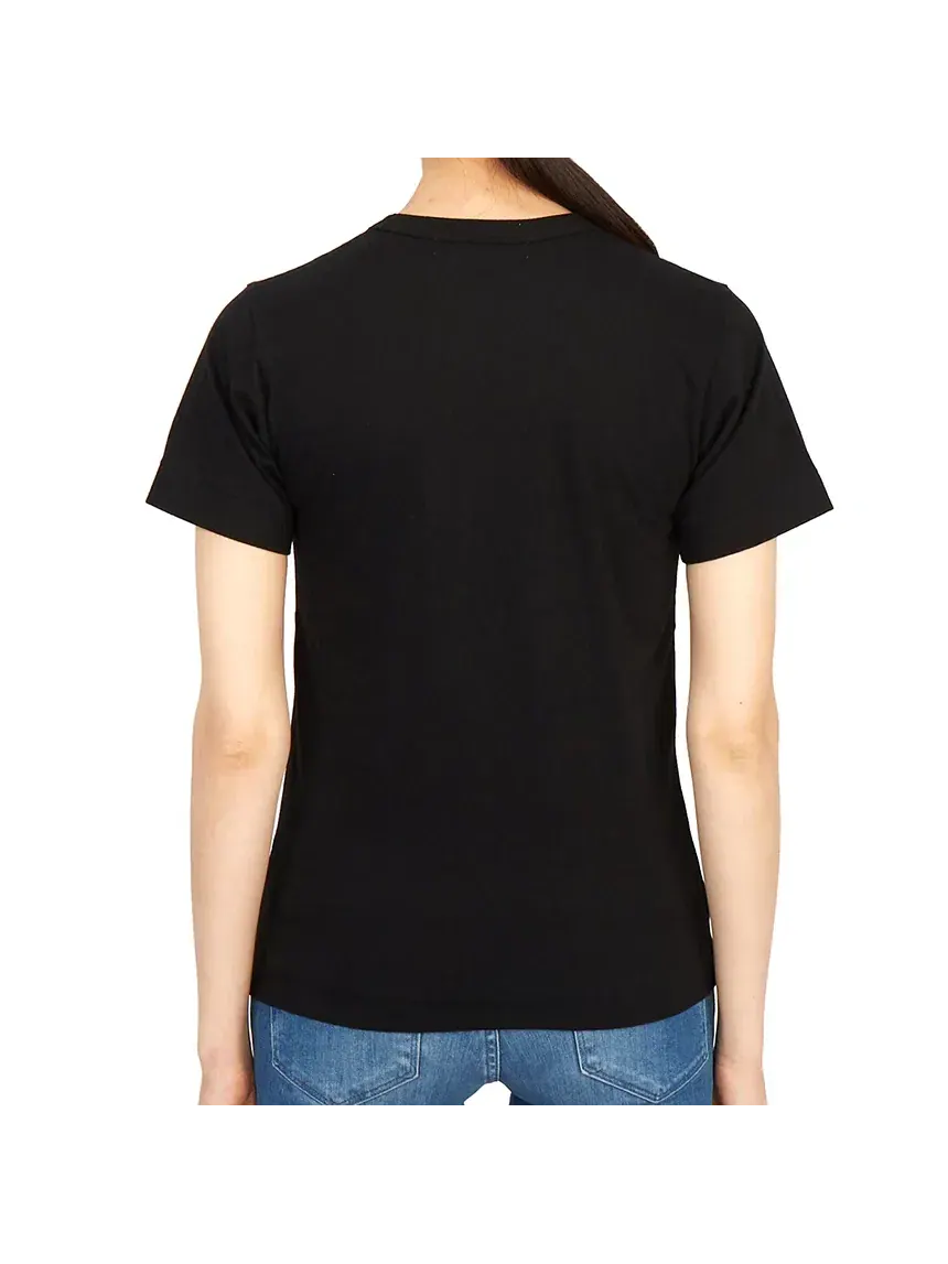 Футболка с маленьким сердечком, черная, AZ-T303-051-1 COMME des GARCONS PLAY FW25 — изображение 5 из 5, черный