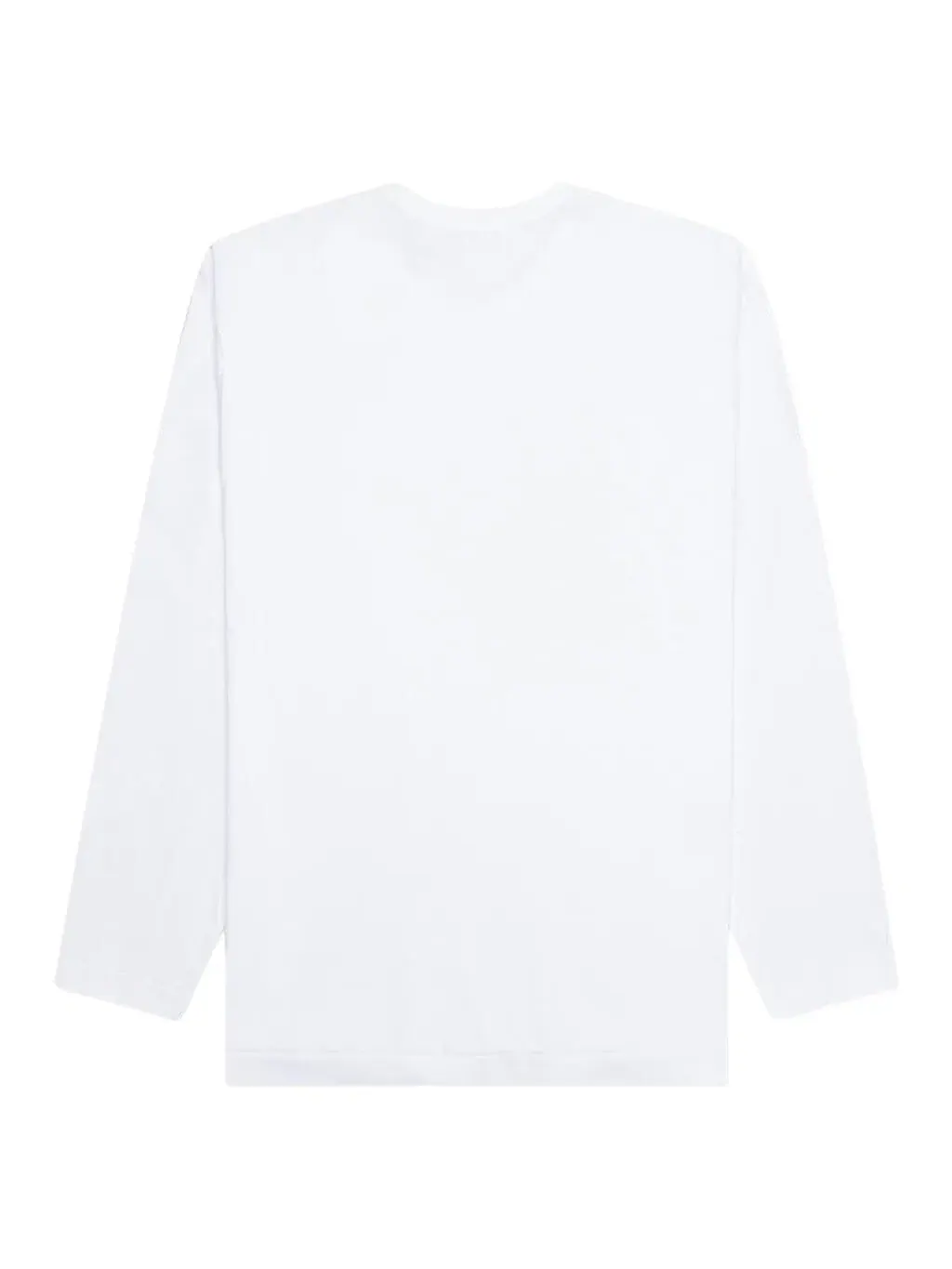 Футболка с длинными рукавами COMME des GARCONS PLAY SS25 с маленьким сердечком, белая, AZ-T308-051-2 — изображение 2 из 3