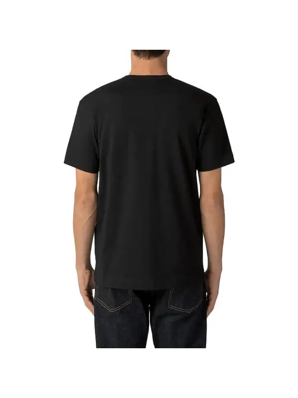 Футболка basic invaders t-shirt red emblem 'black' Comme Des Garcons Play — изображение 4 из 4, черный