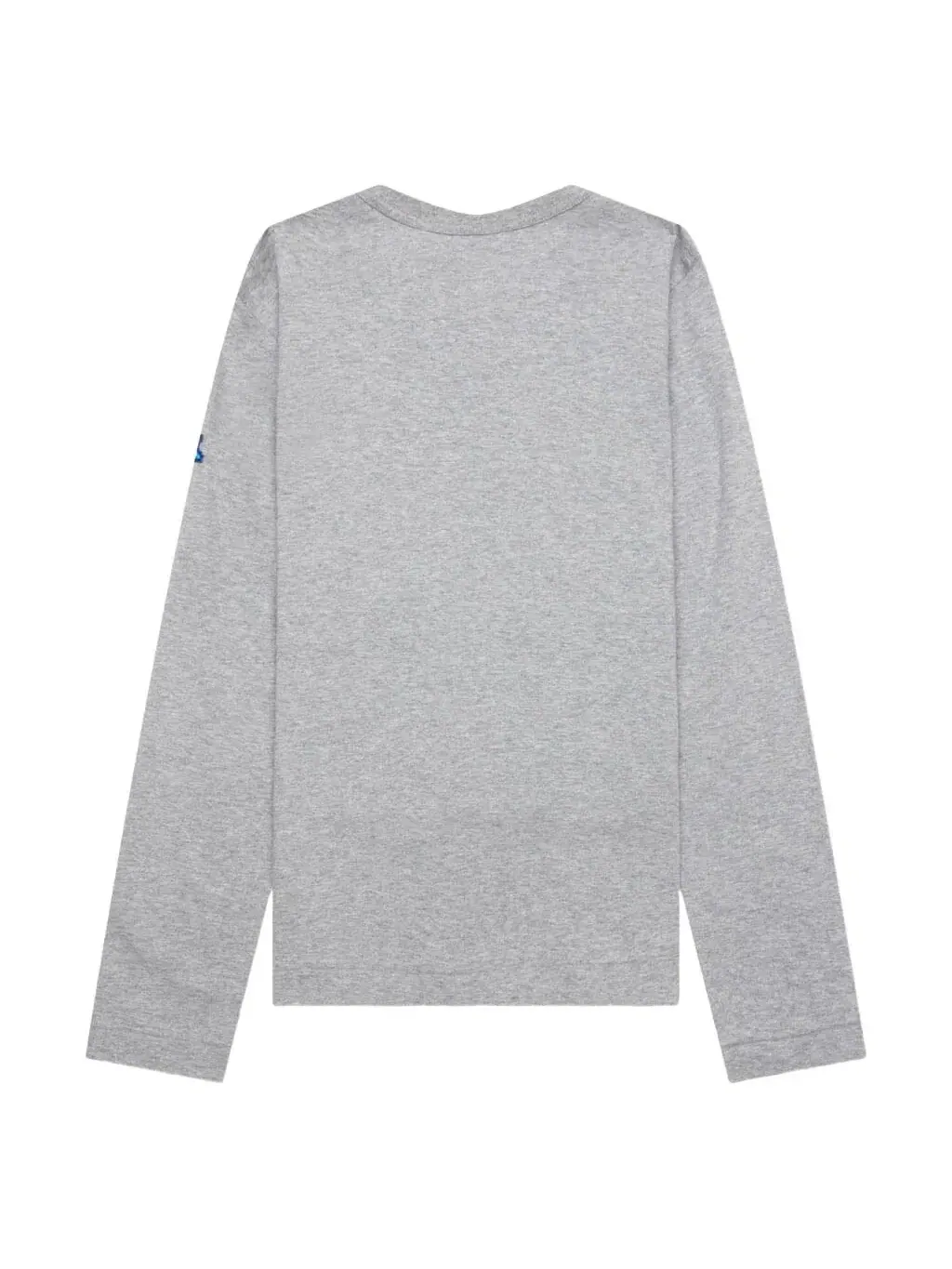 Футболка с длинным рукавом COMME des GARCONS PLAY SS25 x Invader Double Pixel Heart — изображение 2 из 3, серый