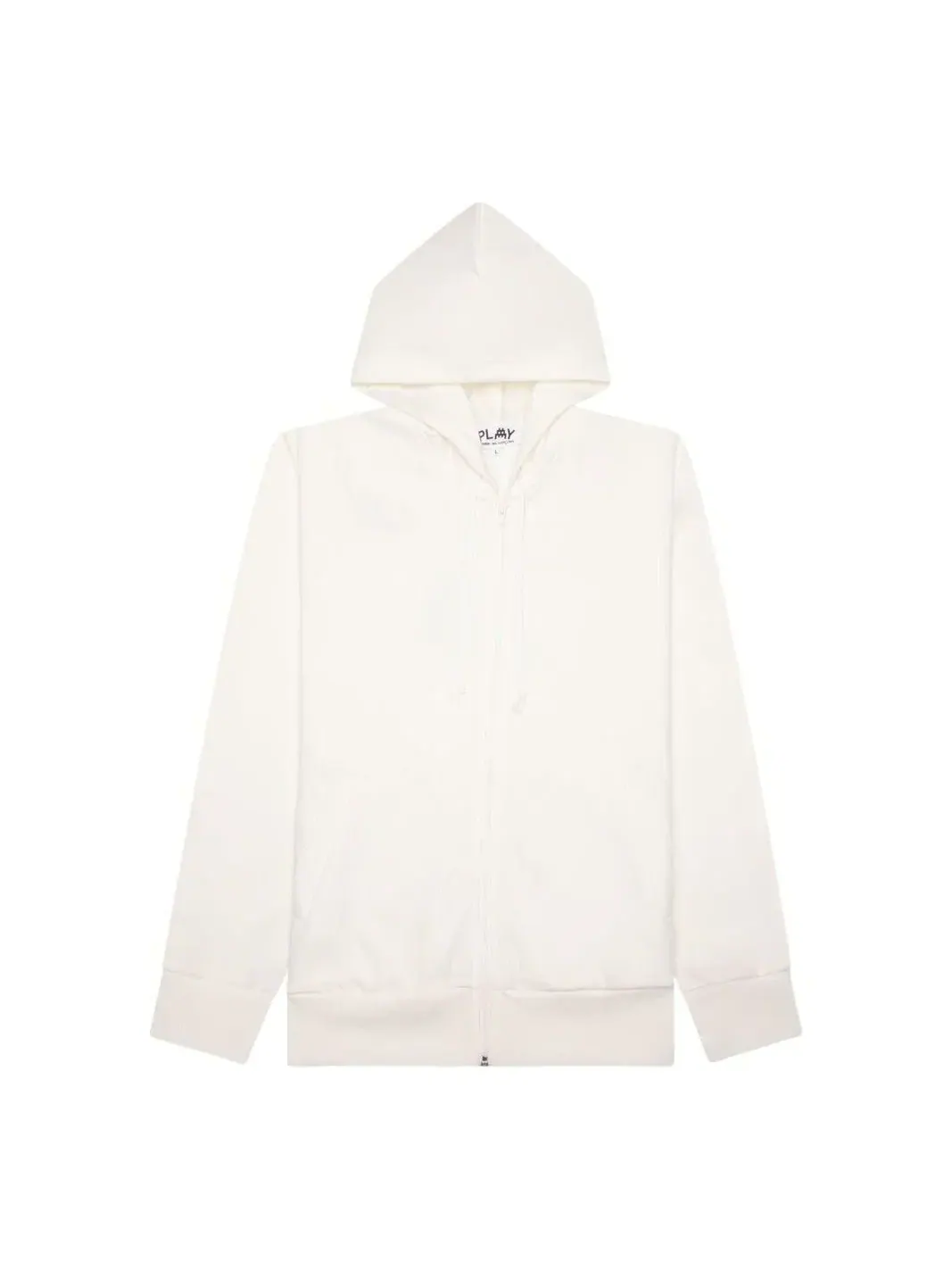 Худи на молнии COMME des GARCONS PLAY SS25 x Invader — изображение 1 из 4, белый