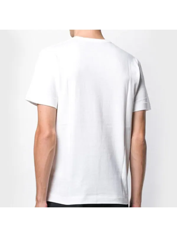 Футболка love printing casual short sleeve white Comme Des Garcons Play — изображение 3 из 4, белый