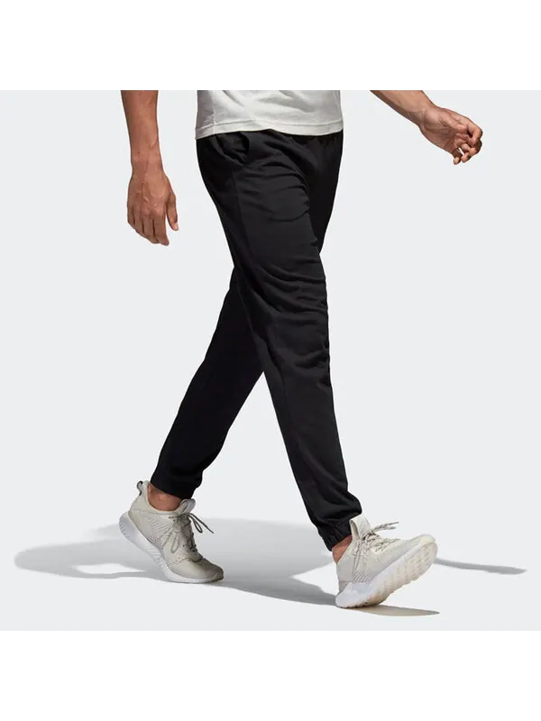 Спортивные штаны Men's adidas Sports Stylish Knit Black Long Pants/Trousers — изображение 3 из 4, черный