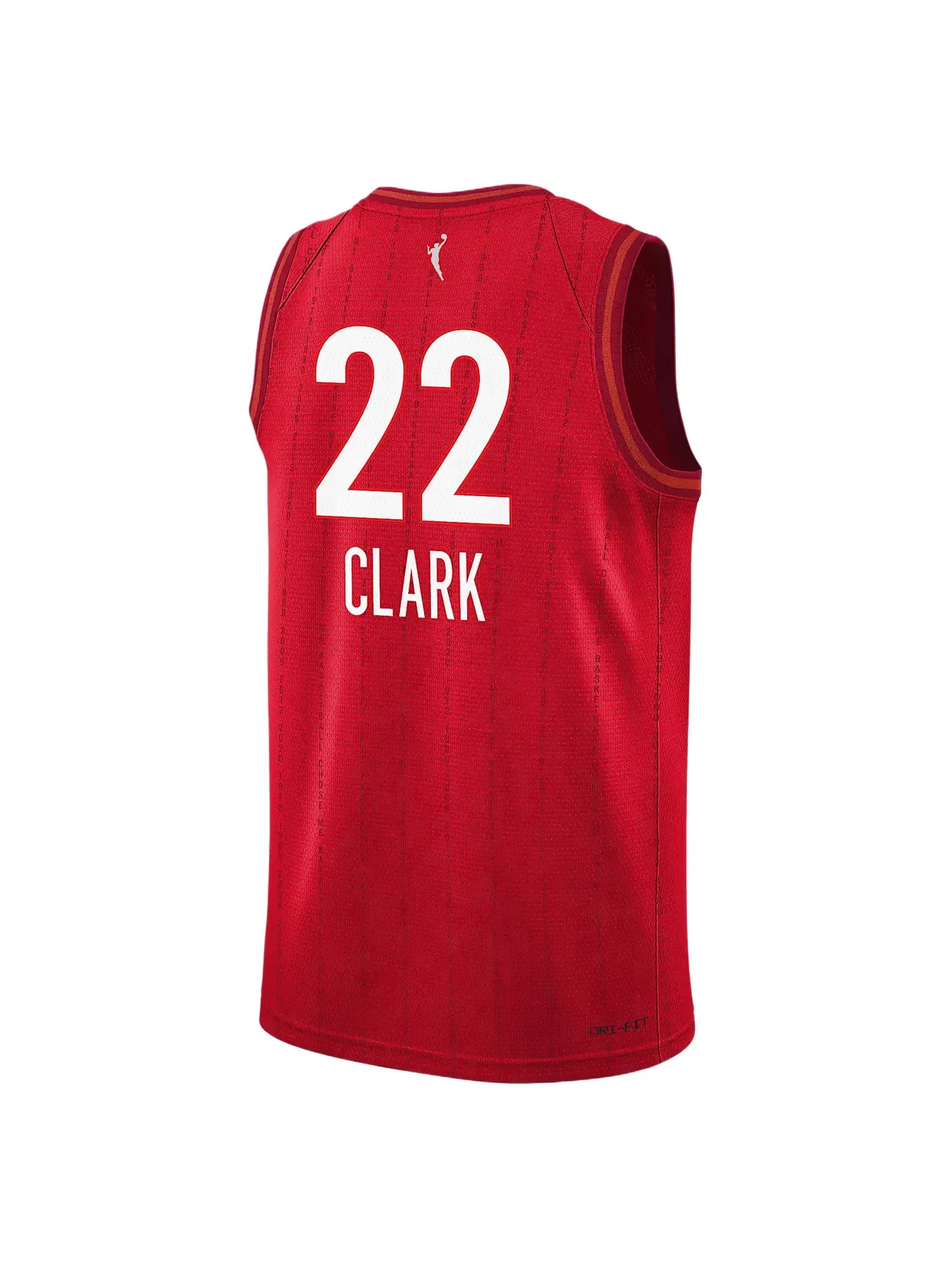 Детская баскетбольная джерси Nike WNBA Indiana Fever Caitlin Clark — изображение 2 из 2, красный
