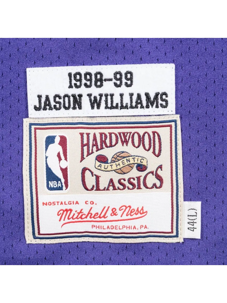 Джерси Mitchell & Ness x NBA Sacramento Kings 1998-99 Jersey 'Jason Williams 55' — изображение 3 из 3, фиолетовый