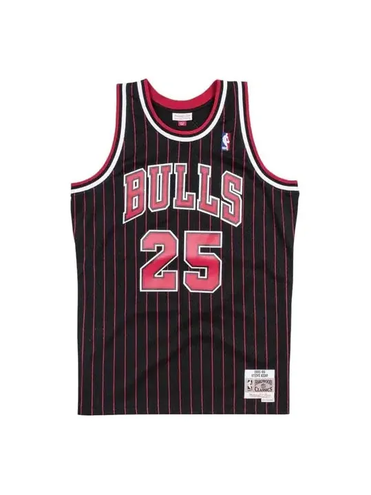 Джерси Mitchell & Ness x NBA Chicago Bulls 1995-96 Swingman Jersey 'Steve Kerr 25' — изображение 1 из 3, черный