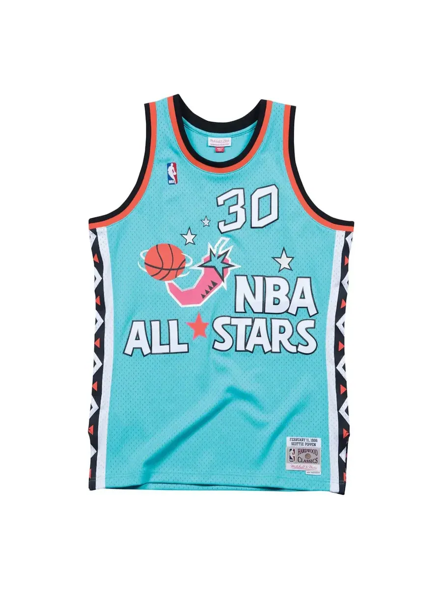 Джерси Mitchell & Ness All-Star East 1996-97Swingman Jersey ' Scottie Pippen 30' — изображение 1 из 2, бирюзовый