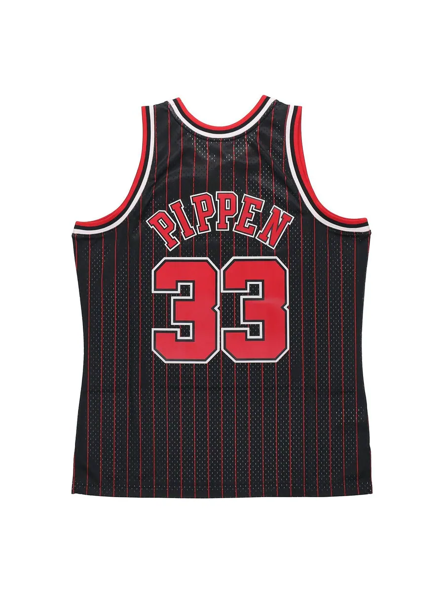 Джерси Mitchell & Ness x NBA CHICAGO BULLS 1995-96 Swingman Jersey 'Scottie Pippen' — изображение 2 из 2, черный
