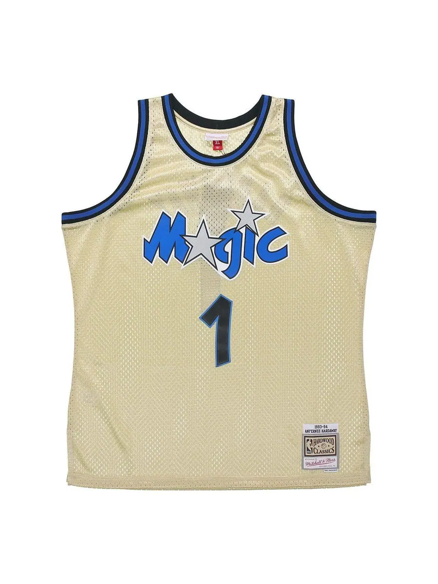 Джерси Mitchell & Ness x NBA Gold Orlando Magic 1993-94 Swingman Jersey 'Penny Hardaway 1' — изображение 1 из 2, золото