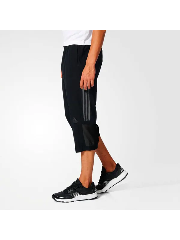 Спортивные штаны adidas Casual Woven Sports Seven-Cent Trousers Men's Black — изображение 4 из 4, черный
