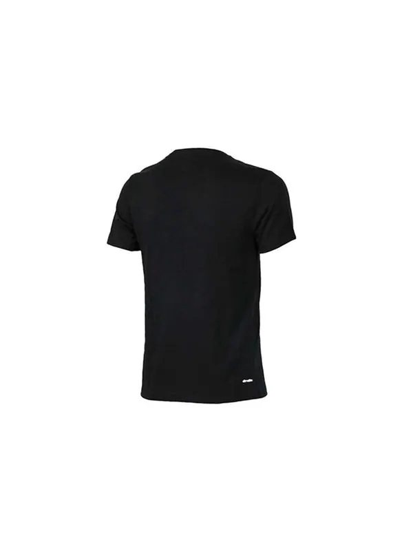 Футболка d2m tee logo printing casual sports black Adidas — изображение 3 из 3, черный