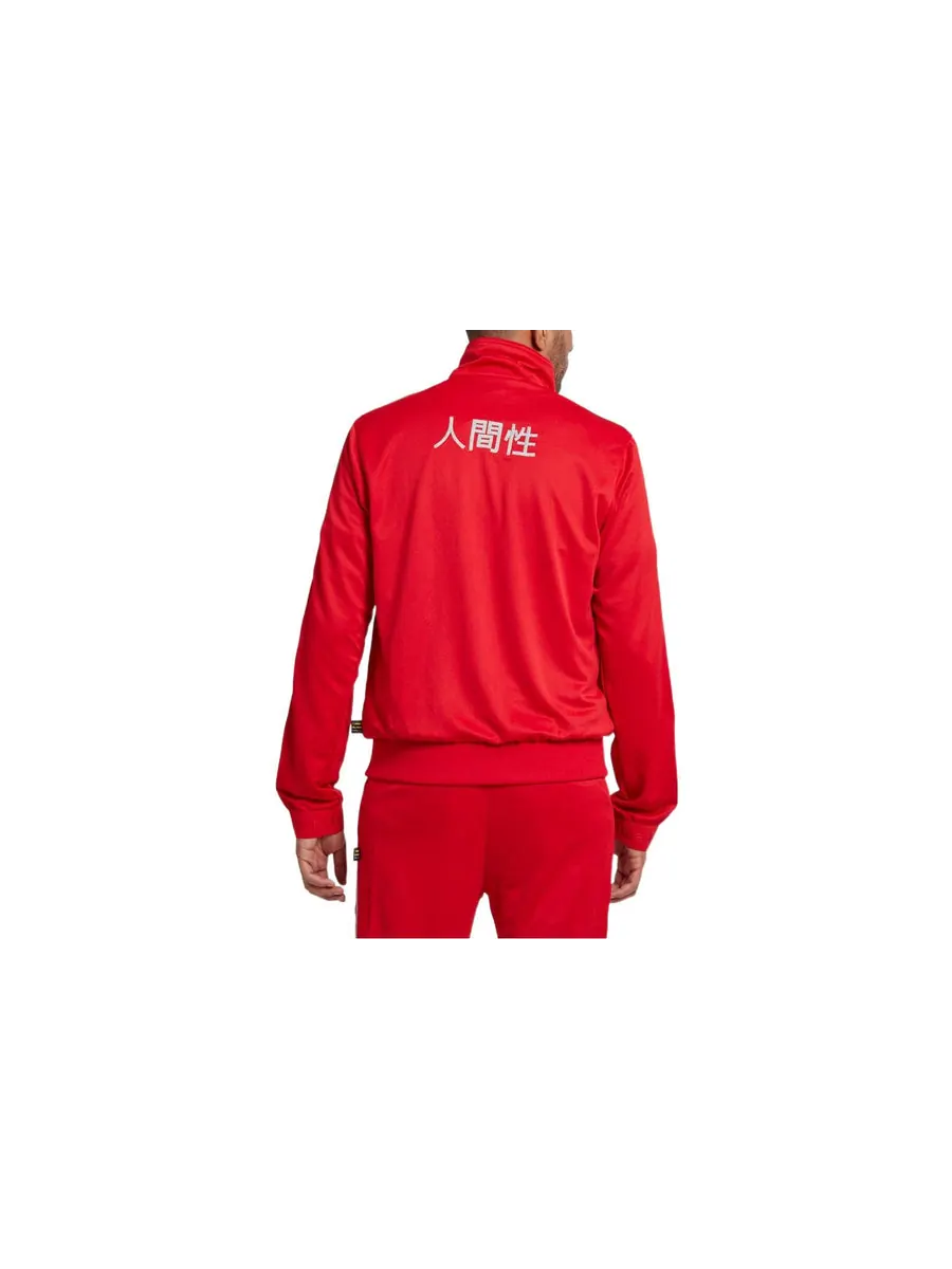 Куртка adidas x Pharrell Hu Race Track Jacket 'Red' — изображение 2 из 4, красный