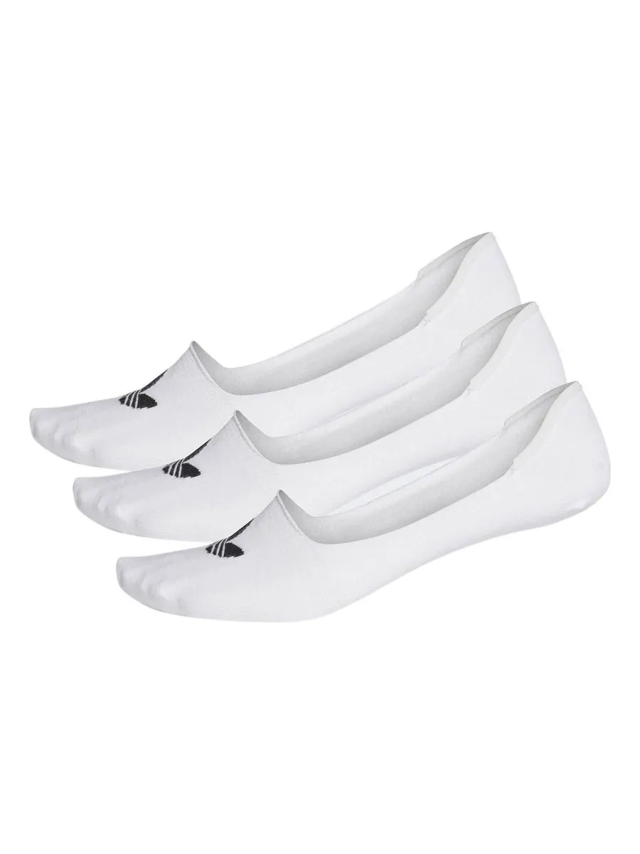 Носки adidas originals Solid Color Logo Casual Socks Unisex 3 3 Pairs White — изображение 1 из 3, белый