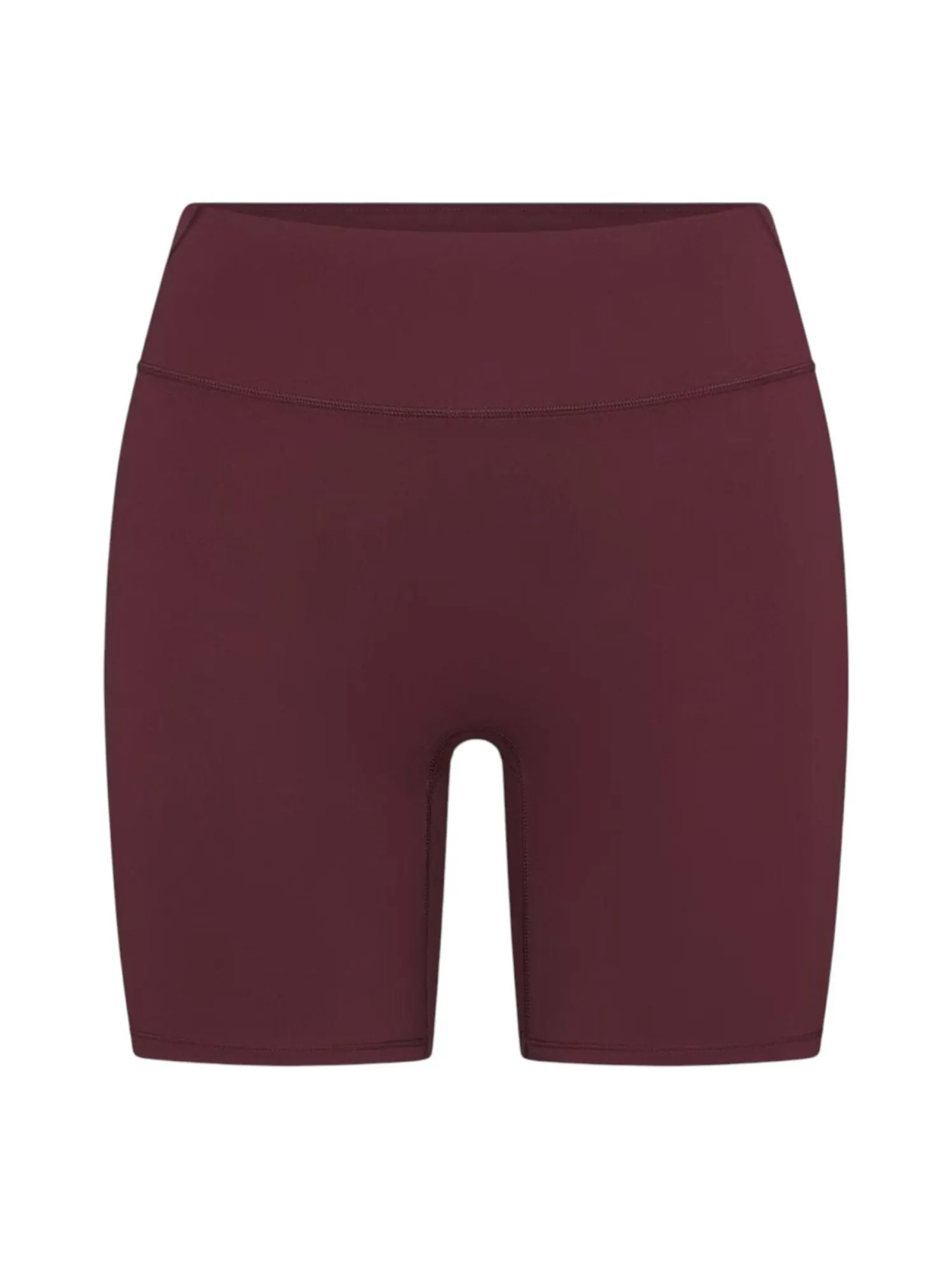 (WMNS) Nike x SKIMS Матовые велосипедные шорты с высокой талией, длина 5 дюймов, цвет «Смородина» — изображение 1 из 2
