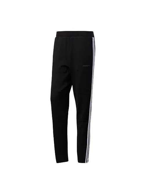 Спортивные штаны adidas neo M Fr Q1 Tp Stripe Running Sports Pants Black — изображение 1 из 4, черный