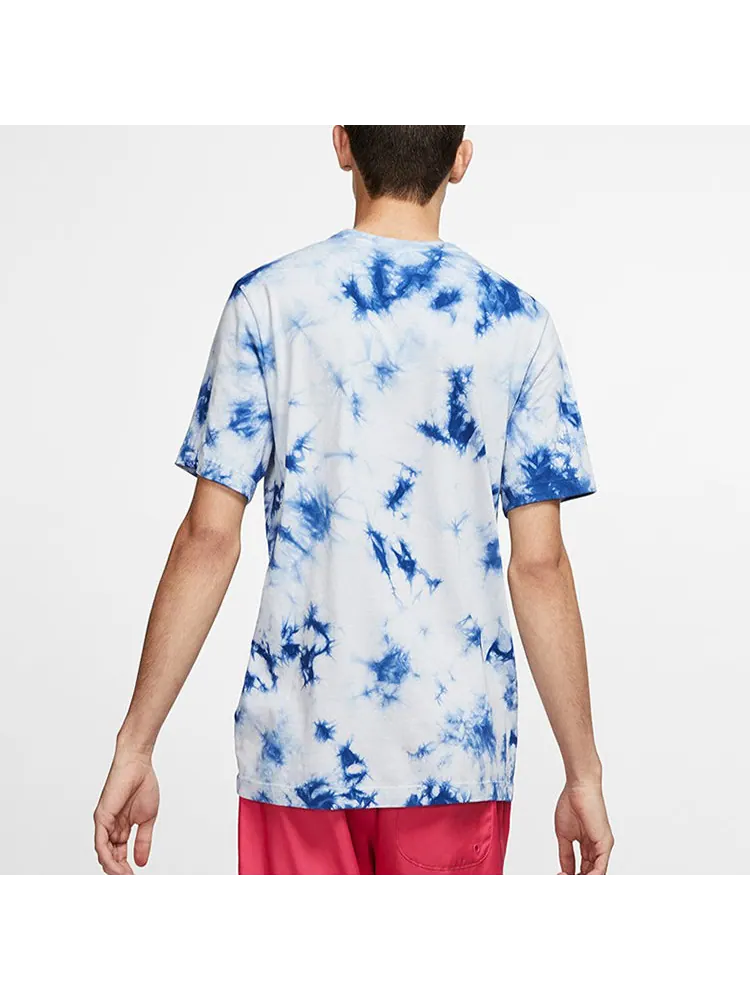 Футболка Nike Air Print Casual Sports Short Sleeve Male White — изображение 4 из 4, белый