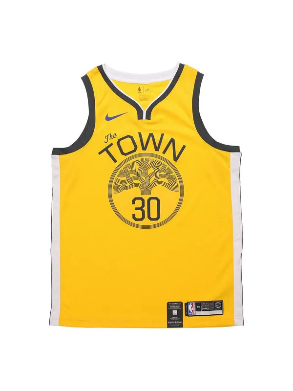 Футболка nba заработали издание sw golden state warriors stephen curry Nike — изображение 1 из 4, желтый