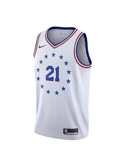Майки баскетбольные спортивные жилеты нба филадельфия 76ers 21 Nike — изображение 1 из 2, белый