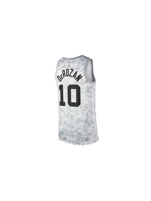 Спортивная футболка san antonio spurs demar derozan city edition swingman jersey camo 'white' Nike — изображение 2 из 2
