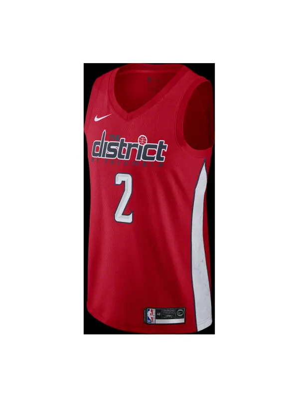 Майка Nike MENS John Wall Washington Wizards Swingman 2 NBA Basketball Jersey Red — изображение 1 из 2, красный