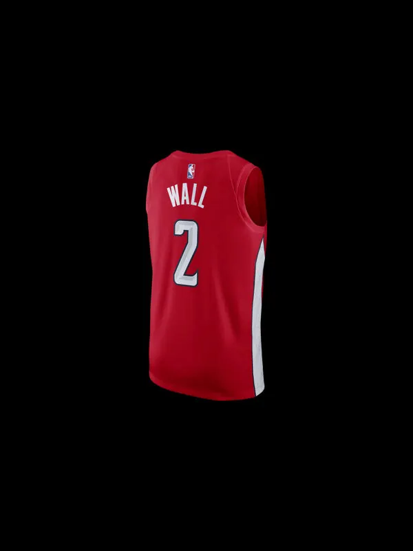 Майка Nike MENS John Wall Washington Wizards Swingman 2 NBA Basketball Jersey Red — изображение 2 из 2, красный