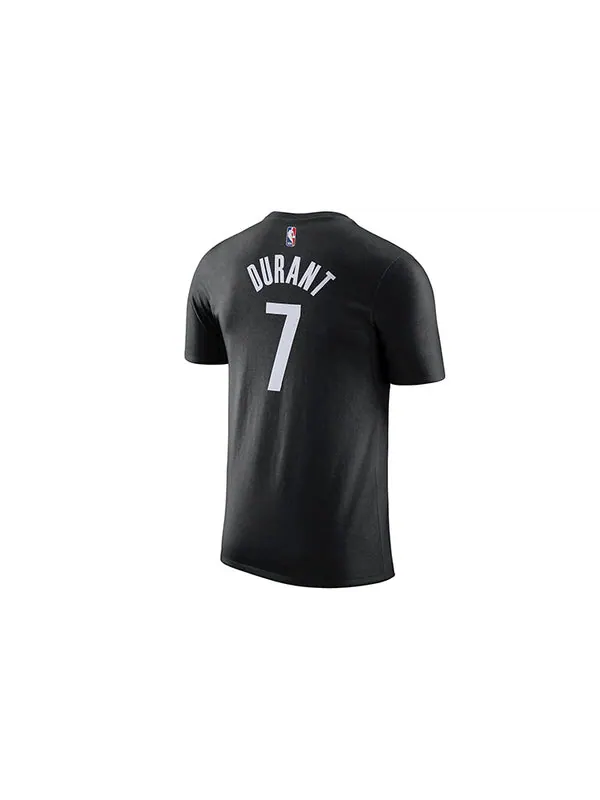 Футболка dri-fit nba brooklyn nets durant 7 short sleeve black Nike — изображение 2 из 2, черный