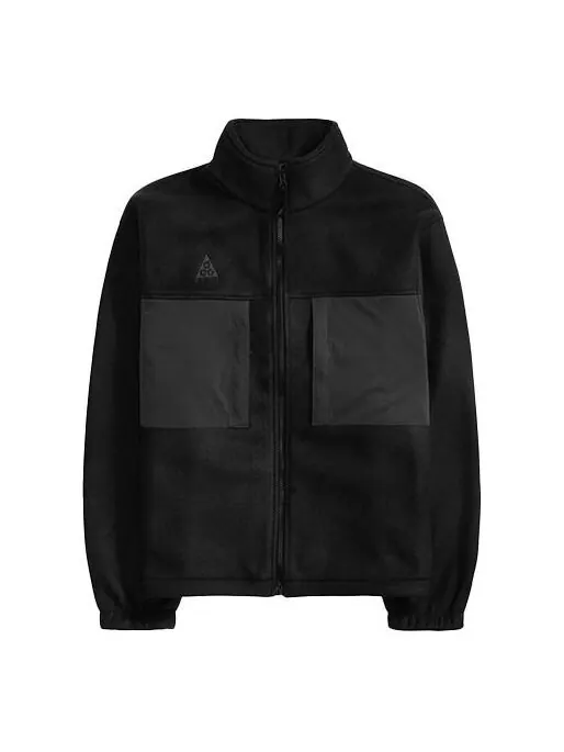 Куртка Nike ACG Splicing polar fleece Jacket Black — изображение 1 из 4, черный