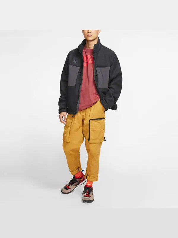 Куртка Nike ACG Splicing polar fleece Jacket Black — изображение 2 из 4, черный