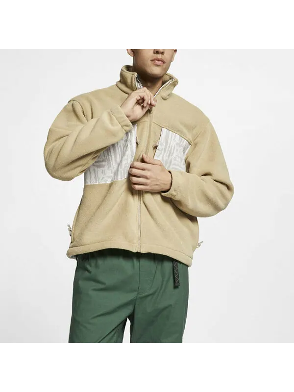 Куртка Nike ACG Splicing polar fleece Jacket Khaki — изображение 3 из 4, хаки