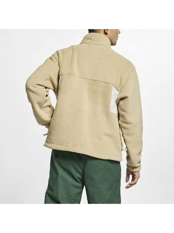 Куртка Nike ACG Splicing polar fleece Jacket Khaki — изображение 4 из 4, хаки