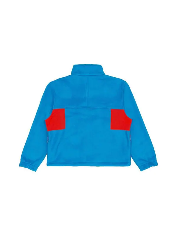 Куртка Nike Casual Cozy Contrasting Colors Fleece Jacket Blue — изображение 2 из 4, синий