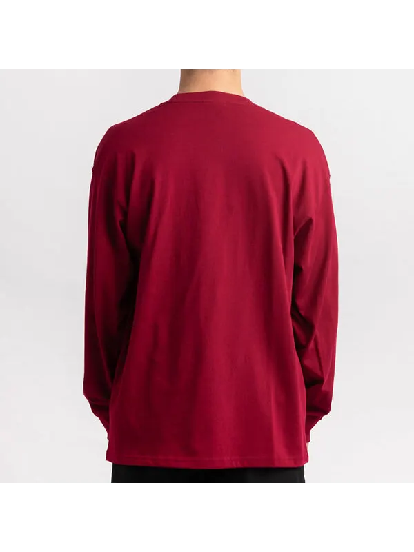 Футболка men's acg long sleeves rose red t-shirt Nike — изображение 2 из 2, красный