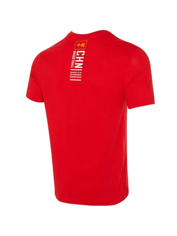 Футболка china dri fit спортивная футболка Nike — изображение 2 из 2, красный/белый