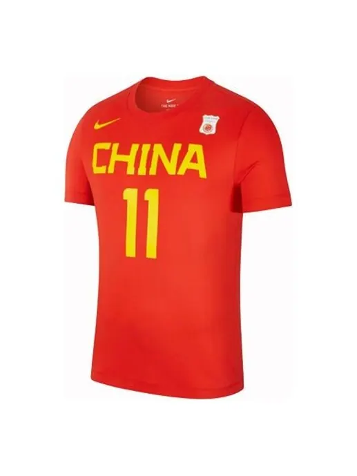 Футболка sw fan edition китайская национальная сборная yi jianlian 11 выездная красная Nike — изображение 1 из 2, красный