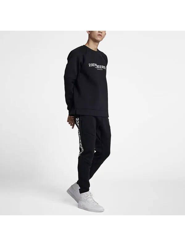 Толстовка Air Jordan Stay Warm Casual Sports Pullover Black — изображение 4 из 4, черный