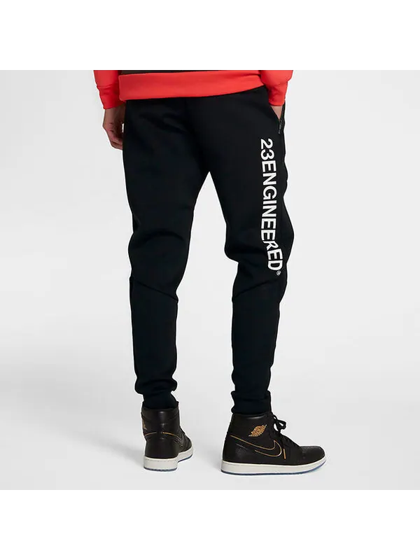 Спортивные штаны Air Jordan 23 Flight Space Cotton Athleisure Casual Sports Long Pants Black — изображение 3 из 3, черный