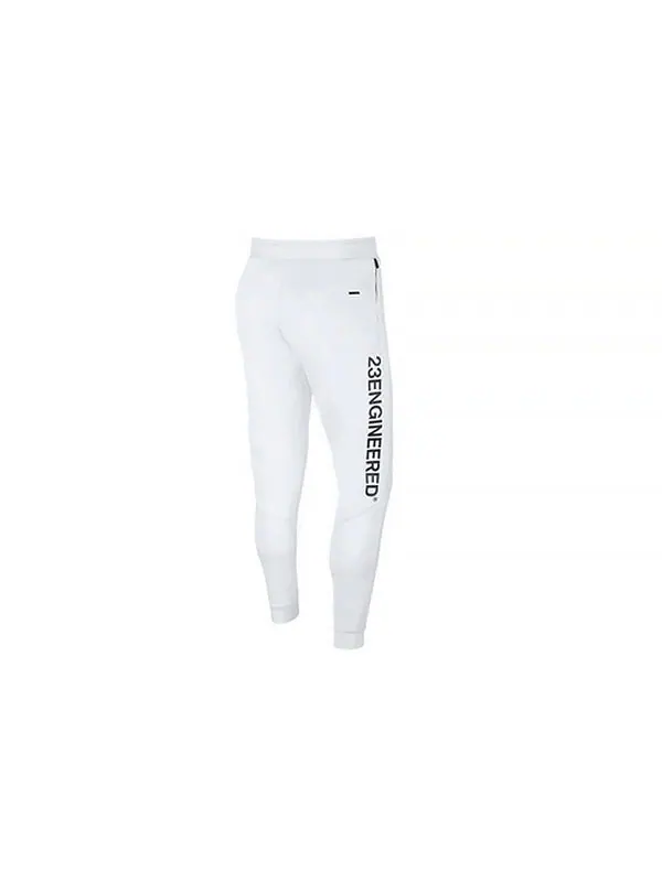 Спортивные штаны Air Jordan Men's 23 Flight Space Cotton Trousers White — изображение 2 из 2, белый