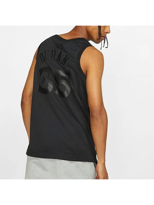Майка Nike MENS NBA Golden State Warriors Durant MVP Connected Jersey Black — изображение 4 из 4, черный