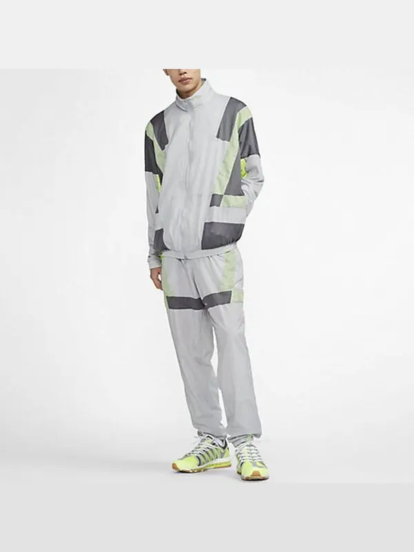 Костюм lab x clot track 'wolf grey dark grey volt' Nike — изображение 4 из 4, серый/темный серый