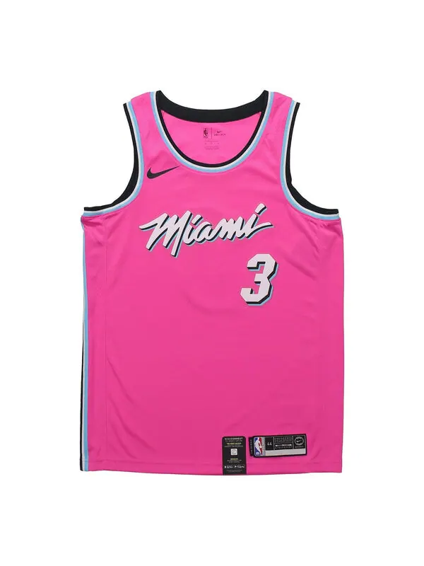 Майка Nike NBA Dwyane Wade Miami Heat City Edition Swingman Jersey Pink — изображение 1 из 2, розовый