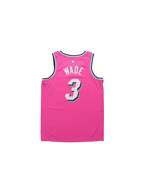 Майка Nike NBA Dwyane Wade Miami Heat City Edition Swingman Jersey Pink — изображение 2 из 2, розовый