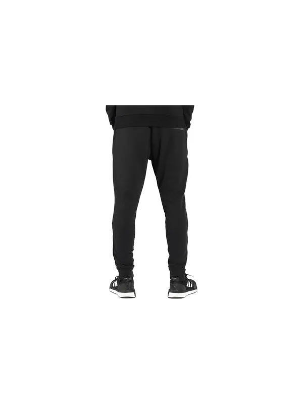 Брюки wj pt swt rib solid color knit breathable athleisure casual sports black Adidas — изображение 2 из 2, мульти