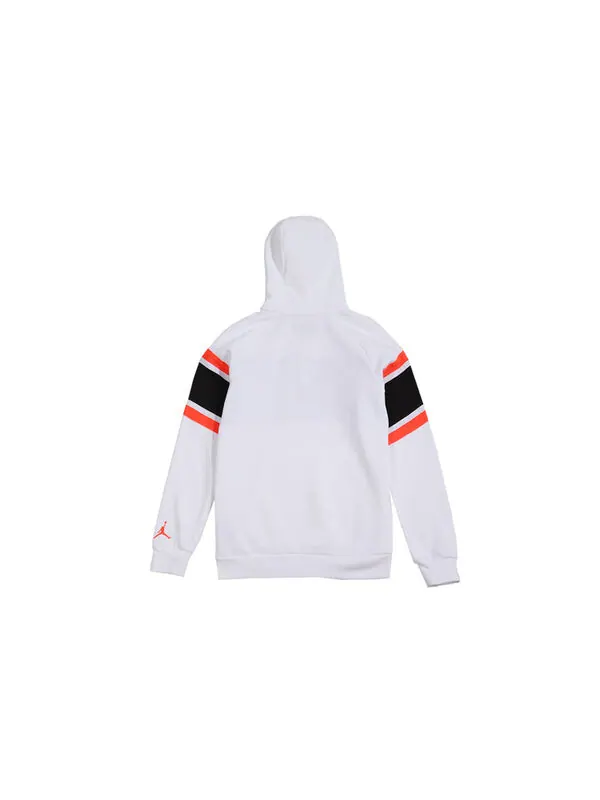 Толстовка Air Jordan Air logo Printing Fleece Pullover White — изображение 2 из 4, белый